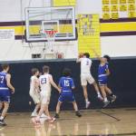 Heather Spaulding \ Staff photo
Jasper Williamson intercepts a shot.