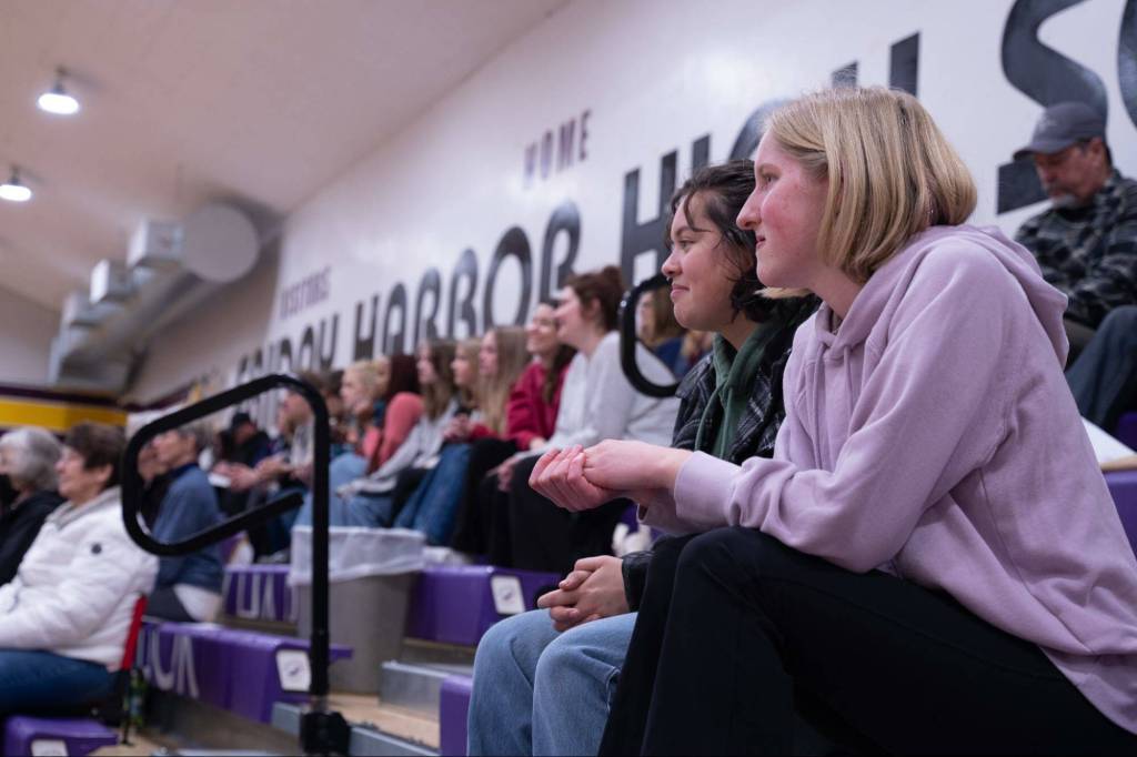 Contributed photo by Kathryn Wheeler
The audience watches the game in anticipation.