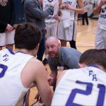 Contributed photo by Kathryn Wheeler
Coach Brandyn Pedersen strategizes with the team.