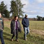Kelley Balcomb-Bartok/Staff photo
U.S. Congressman Rick Larsen tours Zylstra Lake on San Juan Island with San Juan County Land Bank staff Doug McCutchen, County Council members Christine Minney and Cindy Wolf, and other key county staff.