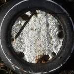 Contributed photo by Matthew Axling, Yellow Island Steward from The Nature Conservancy
One of four styrofoam tires that have washed up on Yellow Island this winter, and are also frequently pulled off of the beach near Point Caution on San Juan Island.