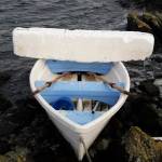Contributed photo by Matthew Axling, Yellow Island Steward, The Nature Conservancy
A six-foot styrofoam cube pulled off of Low Island, which sits just south of Yellow Island.