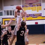 Contributed photo by Kathryn Wheeler
The Wolverines work past Coupeville blocking to make a shot.