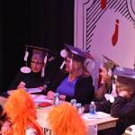 Kelley Balcomb-Bartok \ Staff photo
The Knowledge Bowl Soroptimists team write their answer during the San Juan Public Schools Foundations 28th annual Knowledge Bowl.