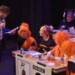 Kelley Balcomb-Bartok \ Staff photo
MC Mason Turnage checks his notes during the San Juan Public Schools Foundations 28th annual Knowledge Bowl.