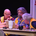 Lions Club members confer during the San Juan Public Schools Foundations 28th annual Knowledge Bowl.