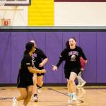 Aiden Haines/Staff photo
Audrey Allen celebrating a basket