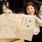 Aiden Haines/Staff photo
Middle school student with sign