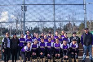 Aiden Haines/Staff photo
Back Row from L to R: Dani McKay, Audrey Allen, Yaritza Plaza, Natalie Morton, Anna Gustafson, Kai Walen Middle Row: Cady Wilso, Coach Alexa Mora, Mia Germain, Ally Sandwith, Ella Raichlen, Grace Eltinge, Jillian Otis, Brandy Lawson, Bella Ross, Coach Michelle Stringer, Daniel McKay. Front Row: Rylee Drew, Nyla Pieples, Paige Carlton-Flierl, Nakayla Nibler, Sarah Cruz, Luca Pignietello, Paloma Waldron. Not Pictured: Charley Lawrence-Sampson