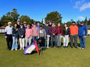 Heather Spaulding Staff photo
Right to left: Coach Jack Rice, Akira Tokunaga, Andrew Rezabek, Jack Hess, Finn Graham, Dylan Lawson, PJ Nixon, Sam Herda, Liam Coplay, Andy Quiroz, Fisher Goosman Alister Kinnaman, Ryan Rautenberg, Morgan Douglas, Reese Tagney and coaches Tim Clark and Gordy Waite.
