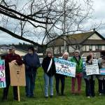 Heather Spaulding Staff photo
Atendees showing support for the Trans community.
Heather Spaulding \ Staff photo
Attendees showing support for the trans community. 
Heather Spaulding \ Staff photo
Attendees showing support for the trans community.