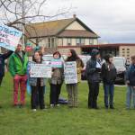 Heather Spaulding  Staff photo
Showing support for the trans community.