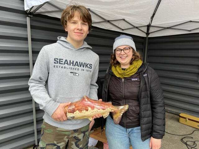 Contributed photo by Katie Flemming
Ashley Hamlin receives the Youth Award