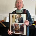 Heather Spaulding \ Staff photo
Asha Lena holding a photo of her with President Obama.