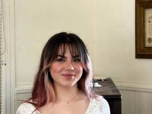 Heather Spaulding \ Staff photo Lilah Savien accepting the Educational Opportunity Award.