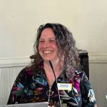 Heather Spaulding \ Staff photo
Kandace Calandra accepting the Fellowship Award