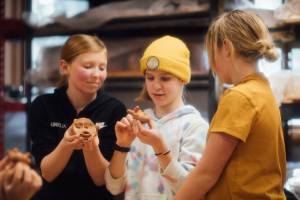 Contributed photo by Alchemy Arts Center
Up and coming artist in the Clay Club, an after-school class for grade schoolers.