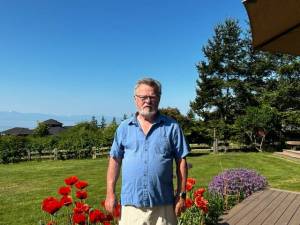 Heather Spaulding Staff photo
Paul Hart, president of the Hannah Heights Homeowners Association has been working through the water crises.