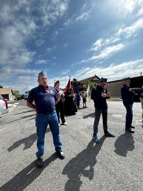 Heather Spaulding  Staff photo
Marchers get ready for the parade.