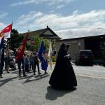 Heather Spaulding \ Staff photo
Lynda Guernsey takes on the role of a widow in the Memorial Day Parade.