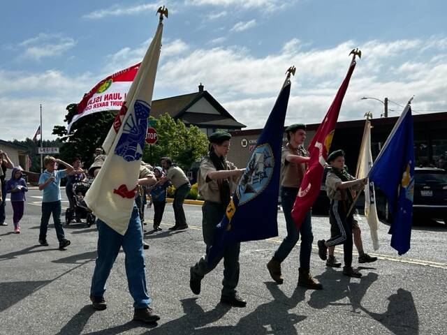 Heather Spaulding  Staff photo
Several military branches were represented in the parade.