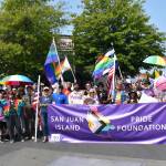 Kelley Balcomb-Bartok staff photo
The community came out strong in support of the San Juan Island PRIDE Foundation and LGBTQA community at the 2023 Friday Harbor Fourth of July parade.