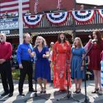 Kelley Balcomb-Bartok staff photo
Cabaret Corner Singers lead the National Anthem at the beginning of the 2023 Friday Harbor parade.