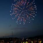 Heather Spaulding \ Staff photo
A large firework over Friday Harbor.