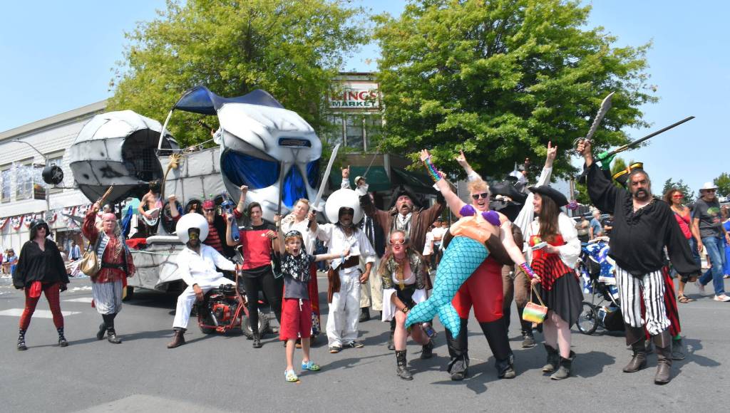 Kelley Balcomb-Bartok staff photo
Local pirates plundered the streets of Friday Harbor during the 2023 Friday Harbor Fourth of July parade.