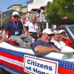 Kelley Balcomb-Bartok staff photo
Citizens of Honor Donald Pollard and David Ralston feel the love during the 2023 Friday Harbor Fourth of July parade.