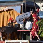 Staff photo \ Kelley Balcomb-Bartok
A midair plank by one of the performers.