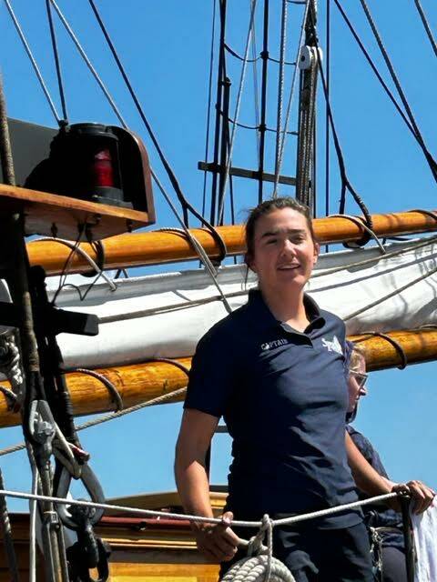 Heather Spaulding Staff photo
Captain Katelinn Shaw ready to set sail.