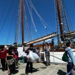 Heather Spaulding Staff photo 
Boarding the Adventuress