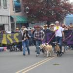 Heather Spaulding / Staff photo
Freshmen brought in some goats with their float.