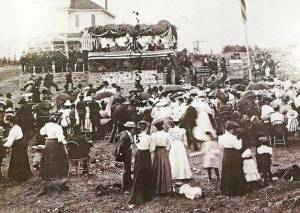 Contributed photo by History Link
County Courthouse Cornerstone Laying Ceremony