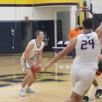 Isabel Ashley/Staff photo
Alden Carli, Senior, prepares for his next move.