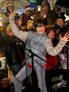 Heather Spaulding/Staff photo
The Treble Makers Choir with a big flare finish