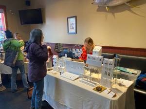 Pop-up booths held at Haileys Bar and Grille for Chardonnay Shopping.
Isabel Ashley/Staff Photo