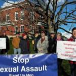 Heather Spaulding Staff photo
Soroptimist stand with The Stand Up Men