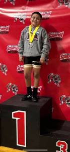 Contributed photo Jake Rodriguez became u10 105 state champion