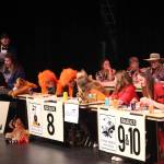 Staff photo/ Isabel Ashley
The 8th graders, 9th and 10th graders, and the Soroptomists brain storm the answer to a question asked by MC Mason Turnage