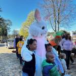 Heather Spaulding Staff photo
Easter Bunny and Carrot greet the excited kids.