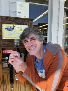 Heather Spaulding \ Staff photo
Matt Marinkovich with a newly stamped penny.
