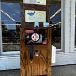 Heather Spaulding \ Staff photo
The new penny stamping machine outside Friday Harbor Drug.
