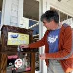 Heather Spaulding \ Staff photo
Matt Marinkovich demonstrates how to use the new machine.