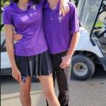 Contributed photo
Jack Hess and Akira Tokunaga congratulate each other as they head to the High School State Tournament.