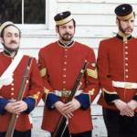 Contributed photo by Mike Vouri
Canadians Scruffy, Tim and Simon Sobalewski prepare for the evening ceremony.