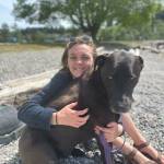 Contributed photo
Anna Albert with her beloved dog.