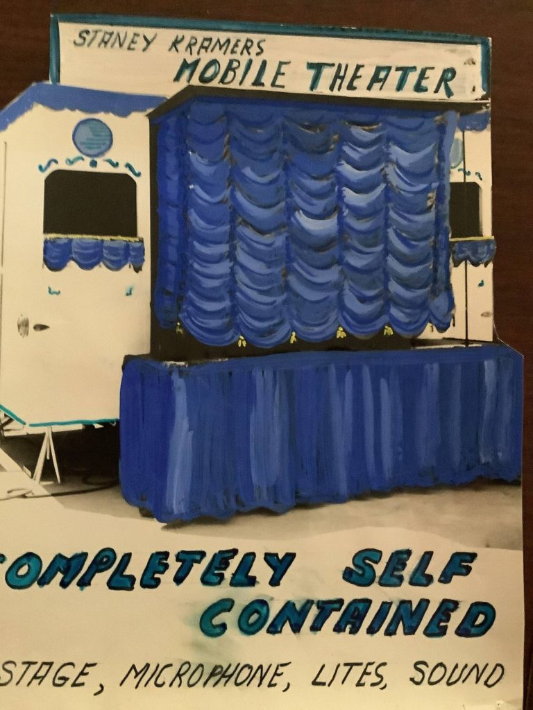 Contributed photo
The mobile theater created by Stans father.