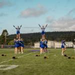 Contributed photo by Aiden Haines
Two Prep Level Stunts - Left to Right Left Stunt Group: Paloma Waldron (main base), Elizabeth Ockerman (front spot), Paige Carlton Flierl (flyer/ top girl), Samantha Ponce (back spot), Brandy Lawson (side base). Right Stunt Group: Liliana Carrillo (main base), Chloe Roach (front spot), Madison Ockerman (flyer/ top girl), Chase Lee (back spot), Kimberly Ponce Tumbling Pass: Jillian Otis